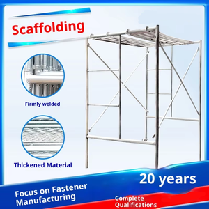 Set Completo di Ponteggi Mobili Trapezoidali Tipo Porta Zincati per Costruzione e Decorazione Marca Fang Jin Sheng He Cina - Product Image 1