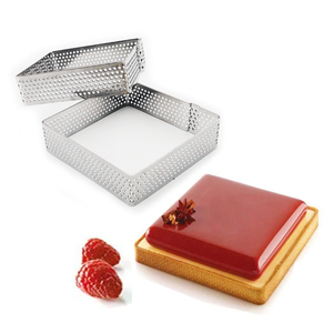 E-PIN di alta qualità in acciaio inox 8 pz rotondo ovale rettangolare quadrato francese crostata anello torta muffa anello Set - Product Image 5