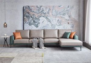 Meubles de maison meublés en bois doux et confortables de style moderne ensemble de canapés de salon en nouveau tissu <span class=keywords><strong>canapé</strong></span> d'appartement de chambre à coucher à domicile - Product Image 3