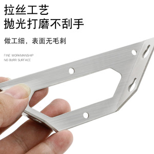 Soporte de Esquina de Acero Inoxidable para Popularización Científica en Suzhou 001 Conector Universal de Herrajes para Muebles Fijación de Tres Lados - Product Image 4