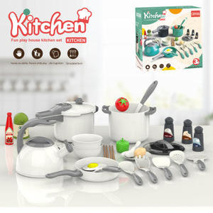 Ensemble de jouets de cuisine pour enfants avec fonction de simulation, modèle d'ustensiles de cuisine pour la maison, jouet interactif, puzzle, accessoire de jeu de rôle de simulation - Product Image 4