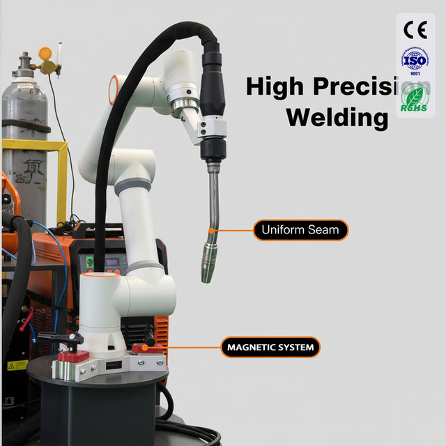 Fast Deployment 30-Minute Welding Collaborative Robot 3 kW Power No Workshop Modification for Small Batch Multi-Variety 2-Year