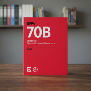 มาตรฐานการบำรุงรักษาอุปกรณ์ไฟฟ้า NFPA 70B ปี 2026 ฉบับภาษาอังกฤษ ปกอ่อน - Product Image 1