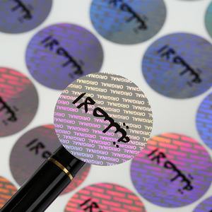 Impresión de Hojas de Etiquetas con Logotipo de Marca Holográfico Personalizado a Prueba de Agua, Etiquetas Decorativas Autoadhesivas de Vinilo - Product Image 3