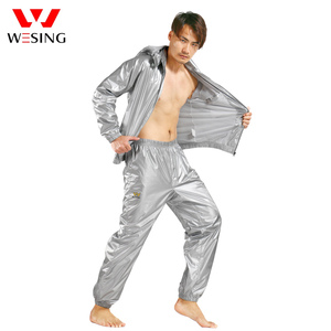 Wesing 2 Pièce Personnalisé Costume Professionnel De Boxe Gym Sport Mens Fitness Sweat <span class=keywords><strong>Sauna</strong></span> Costume - Product Image 3