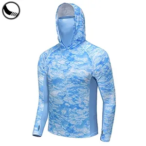 KOOFIN Fishing Shirts Long Sleeve Uv Protection Clothing Mens Outdoor  Jersey Upf 50 Clothes Performance Breathable Fishing
