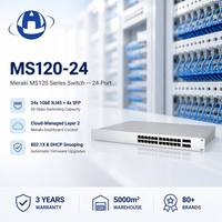 Meraki MS120-24 Switch Gestionado en la Nube L2 de 24 Puertos Gigabit, 4x SFP, Switch de 56 Gbps, 24 Puertos Gigabit Ethernet