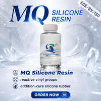 Résine de silicone vinyle MQ, résine de silicone fonctionnelle, liquide visqueux transparent pour adhésifs et revêtements en caoutchouc de silicone