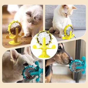 Molino de viento para tratar mascotas, juguetes interactivos con potente succión, rompecabezas para gatos, juguete para tratar alimentos, comederos lentos para <span class=keywords><strong>perros</strong></span>, juguete para tratar - Product Image 4