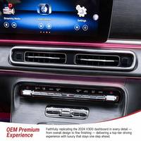 Système d'éclairage ambiant de tableau de bord de luxe V300 pour Mercedes Vito W447, éclairage d'ambiance LED, double écran, kit d'intérieur de cockpit