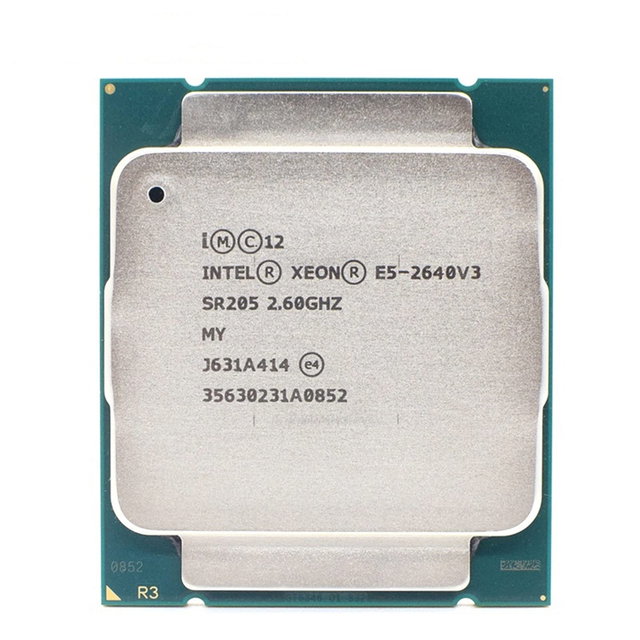 Original Xeon E5 2640 V3 Server CPU X99 Gaming Motherboard Combo Kit 8 Core LGA 2011 Sever Processor E5 2640 V3 CPU
