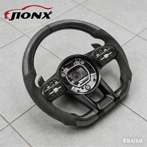 Volant de voiture en fibre de carbone en promotion pour Mercedes Benz CLS 350 W157 W218 W219 W257 53 63 A45 A 45 W176 W177 Series - Product Image 3