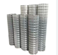 Maille de fil métallique soudée en acier inoxydable, structure rigide robuste ; Convient pour les étagères de stockage et la protection des équipements mécaniques