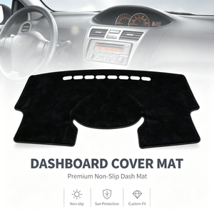 แผ่นรองคอนโซลรถยนต์กันลื่น <span class=keywords><strong>ส</strong></span>ำหรับ Toyota YARIS ปี 2008 2009 2010 2011 <span class=keywords><strong>ส</strong></span>ีดำ อุปกรณ์ตกแต่งรถยนต์ - Product Image 1