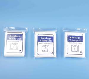 สายรัดป้องกันแผลผ้าสามเหลี่ยมสำหรับปฐมพยาบาลการแตกหักผ้าไม่ทอแบบใช้แล้วทิ้ง - Product Image 3