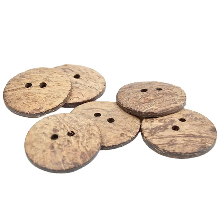 DIY Large natural environmental buttons 5.0CM two holes coconut buttons