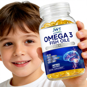 Cápsulas Blandas de Aceite de Pescado Omega-3 OEM 1200mg EPA + 900MG DHA, Apoyo para el Cerebro, Corazón, Sistema Inmunológico, Piel y Cabello para Adultos y Niños - Product Image 1