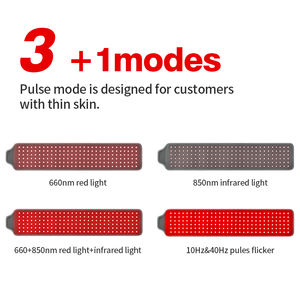 Red Light Belt Perto Lnfrar Uv Foto Terapia Handheld 660nm 850nm Dispositivos Médicos Cuidados Faciais Luz Vermelha Terapia Luzes - Product Image 3