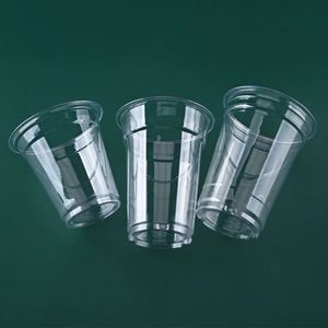 Gobelets en plastique PET transparents jetables de 10oz, 12oz, 14oz, 16oz, 24oz pour boissons froides et café, avec couvercle, vente en gros de marques - Product Image 4