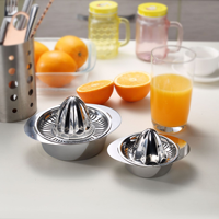 Keukengereedschap Handmatige Pers Roestvrijstalen 304 Citroenpers Kom Citrusvruchten Juicer Sinaasappelsap Pers Potten Squeezer Metaal