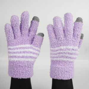 Gants à écran tactile acrylique 3 couleurs en gros | Fabricant OEM/ODM | Chaleur et technologie - Product Image 1