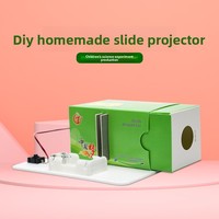 DIYSlide Projector Model Kit for Kids STEM Physics Optics Science Experiment Materials | Handmade Technology Small Invention Set