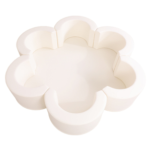 Piscine à balles modulaire en mousse en forme <span class=keywords><strong>de</strong></span> fleur <span class=keywords><strong>de</strong></span> qualité supérieure, aire <span class=keywords><strong>de</strong></span> jeux souple <span class=keywords><strong>pour</strong></span> tout-petits, piscine sensorielle <span class=keywords><strong>pour</strong></span> bébé, décoration <span class=keywords><strong>de</strong></span> chambre <span class=keywords><strong>de</strong></span> bébé, <span class=keywords><strong>cadeau</strong></span> blanc - Product Image 3