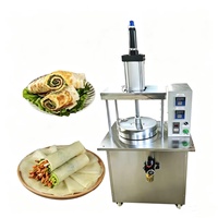 Presse à pain plat multifonctionnelle, équipement pneumatique pour la fabrication de burritos mexicains et de wraps turcs (lavash)