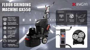 HTG ، 3 رؤوس سيرا على الأقدام وراء الكواكب terradanety الايبوكسي تلميع الخرسانة - Product Image 6