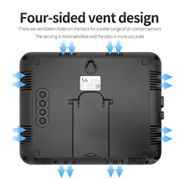 Thermomètre numérique industriel avec sonde métallique externe de 3 m, mesure de la température et de l'humidité, plage de -40 à 120 °C, personnalisable ODM/OEM, garantie de 2 ans