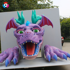Cabeza de Dragón Mecánica Animatrónica Realista para Parque de Atracciones - Product Image 4