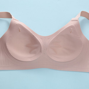 Của phụ nữ hoa ren liền mạch cộng với kích thước áo ngực thoáng khí dây miễn phí Push-Up áo ngực với ren trang trí cho thanh thiếu niên - Product Image 1