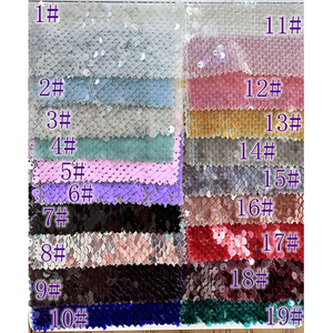 Happeak mềm đầy đủ sequin spangle lưới vải pháp vải tuyn ren vải cho đám cưới buổi tối Ăn mặc - Product Image 2