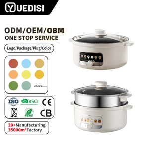 <span class=keywords><strong>Olla</strong></span> Eléctrica YUEDISI, Productos Innovadores Personalizados OEM, <span class=keywords><strong>Olla</strong></span> Eléctrica <span class=keywords><strong>Pequeña</strong></span> de 28 cm para Cocinar Fideos y Sopa con <span class=keywords><strong>Vaporera</strong></span> - Product Image 1