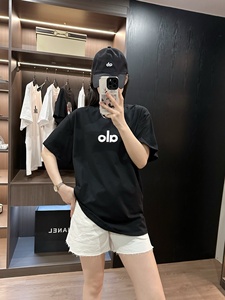 T-shirt Casual da Donna in Cotone a Maniche Corte, Vestibilità Ampia, con Effetto Lavato e Strappi, Stampa Lettering, Collezione Estiva 2025, Originale di Fabbrica, per <span class=keywords><strong>Coppia</strong></span> - Product Image 3