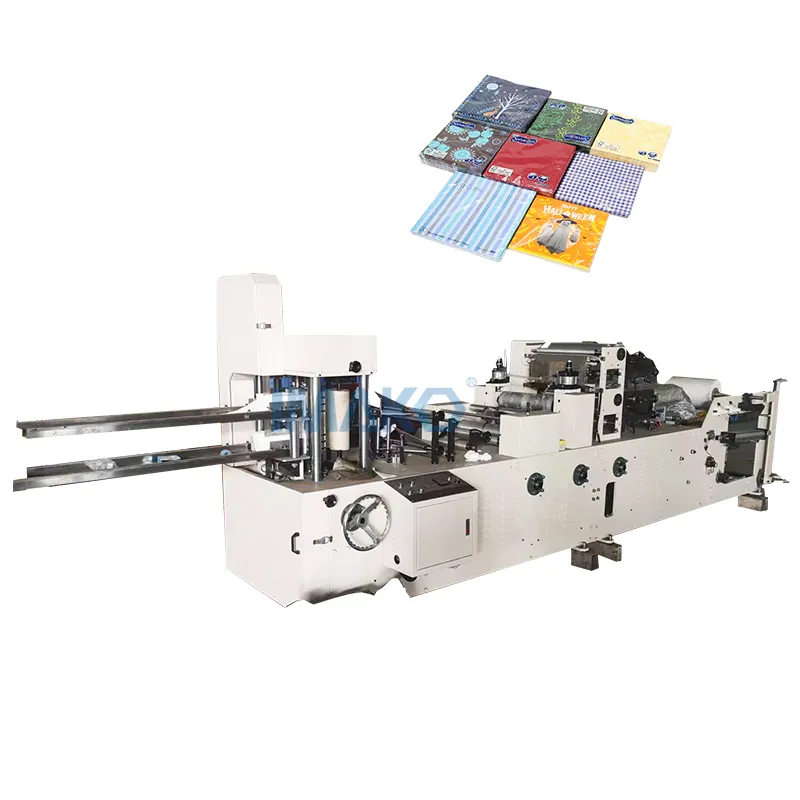 Automatic Square Napkin Paper Embossing Tissue Machine Napkin Folder Price