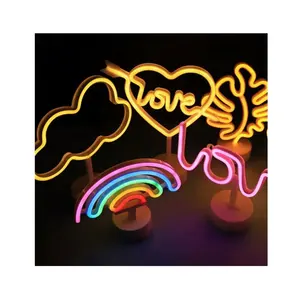 Personalizzato LED Neon Light Sign decorazione RGB Neon Bar applique da parete camera da letto