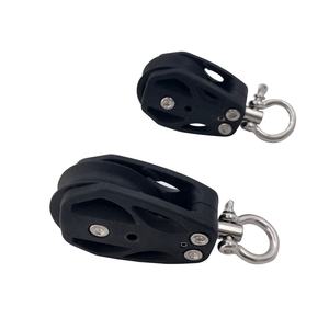 Baja tahan karat 316 katrol nilon laut blok putar 38 mm dengan gunting nilon dan kunci palsu kapal Yacht perangkat keras - Product Image 6