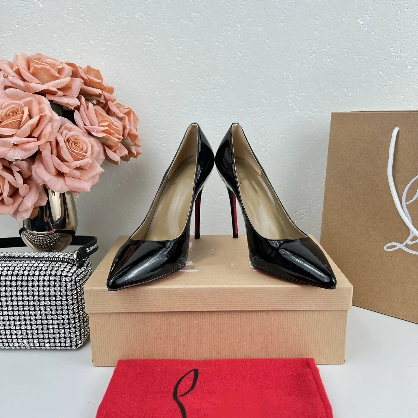 2024 Genuine Leather soles women high heels luxury shoes designer shoes women famous brands Red Bottom designer heels for ladies