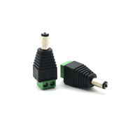 DC Green Power connecteur mâle prise d'alimentation mâle connecteur cc 2 broches CCTV 12V alimentation mâle