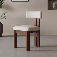 Chaise de Salle à Manger au Design Scandinave avec Piétement en Bois Massif, Style Milieu de Siècle, pour Restaurant