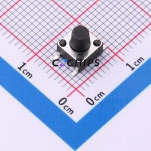 J4B0703110 Tactile Switch SMD-4P,6x6mm Switch Single Pole Single Throw Round Button 2.6N 6mm - Product Image 1
