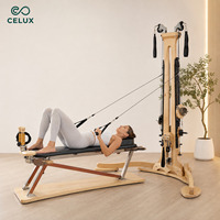 Système de Tour à Poulies de Pilates Ajustable Celux Premium en Érable Durable pour Usage Commercial – Équipement de Studio de Pilates