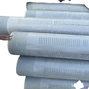 Foro aperto taglio cucitura <span class=keywords><strong>pvc</strong></span> tubo di infiltrazione di <span class=keywords><strong>acqua</strong></span> e tubo permeabile di perforazione pozzo filtraggio tubo ben perforato - Product Image 2