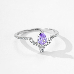 Anillo de circón exquisito de Plata de Ley 925 de Ailmay para mujer, regalo de fiesta de playa a la moda, joyería de esmalte de color bohemio - Product Image 3