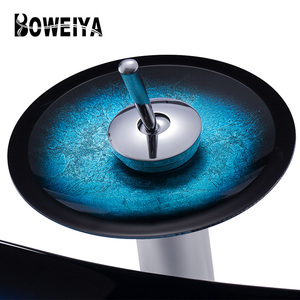 Lavabo <span class=keywords><strong>d</strong></span>'extérieur en forme de bateau bleu, facile à installer, pour salle de bain, fabriqué en Chine - Product Image 3