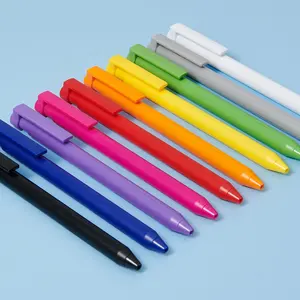KACO K8 젤 펜 10 조각 펜 세트 개폐식 젤 잉크 펜 0.5mm 파인 포인트 화이트 컬러 배럴 블랙 잉크