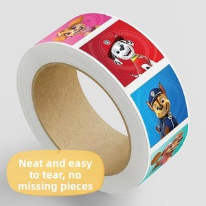 <strong>Paw</strong> <strong>Patrol</strong> Rescue Roll PVC <strong>Stickers</strong> DIY Cartoon Cute Children's Journal Tape Sealing Toddler Reward <strong>Stickers</strong> - Product Image 3