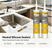 Colle silicone neutre Zhanhe haute élasticité NP, résistante à la poussière et aux intempéries, mastic industriel pour fenêtre de visée