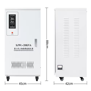 220V AC điện áp tự động ổn định SVC 50kva ba giai đoạn 50/60Hz Điều chỉnh tần số làm bằng đồng bền hiệu quả cao - Product Image 2